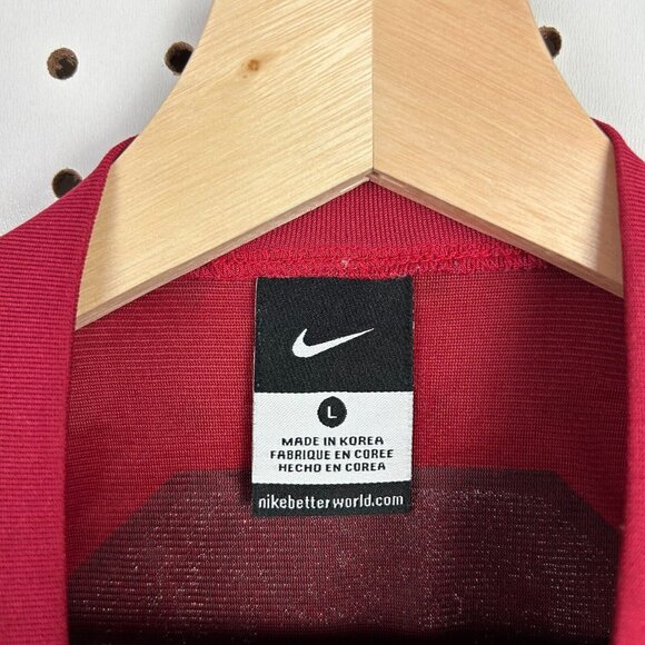 Arkansas Razorbacks Football Jersey Youth Size Large Nike Vintage Red #8 Mesh - Picture 6 of 7